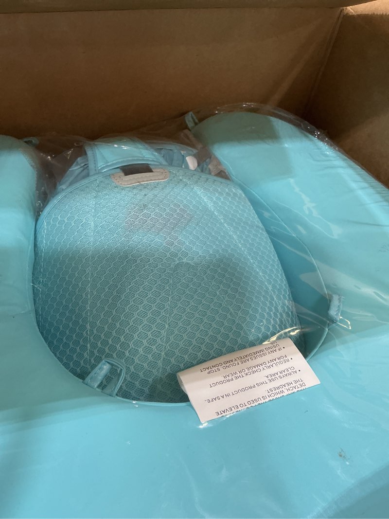 Condition photo showing New/Like New for baby float with canopy non inflatable mambobaby float pool floats, sun protection baby swimming float add tail avoid flip over swim trainer for infants (narwhal green-g02ngctlulnma01g02) g02n-green with canopy-g02ngctlulnma01g02