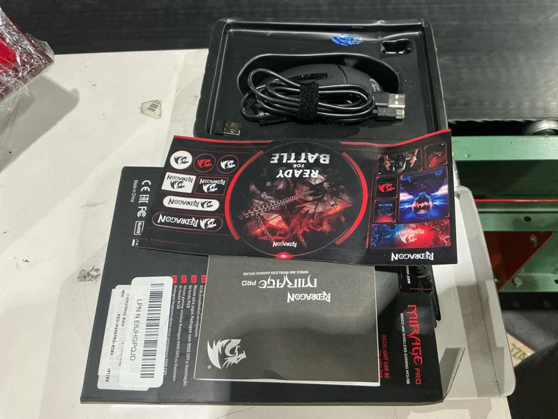 Condition photo showing Good Condition for redragon m690 pro wireless rgb gaming mouse 8000 dpi remapping keys | cable-free 0 delay, rapid-fire macro keybinds, vibing backlight, ergonomic grip body comfort m690 pro black