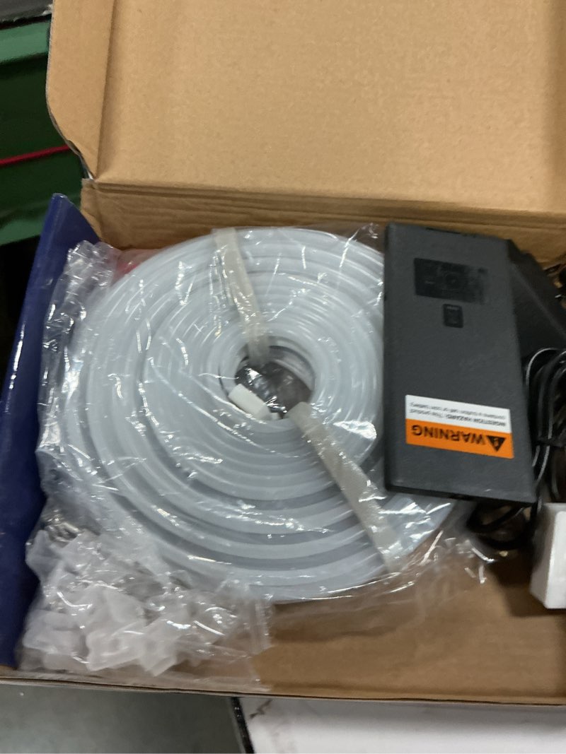 Condition photo showing New/Like New for segrass 32.8ft led neon lights with remote app control ip65 waterproof flexible neon strip lights 24v rgb rope lights for bedroom room outdoors décor