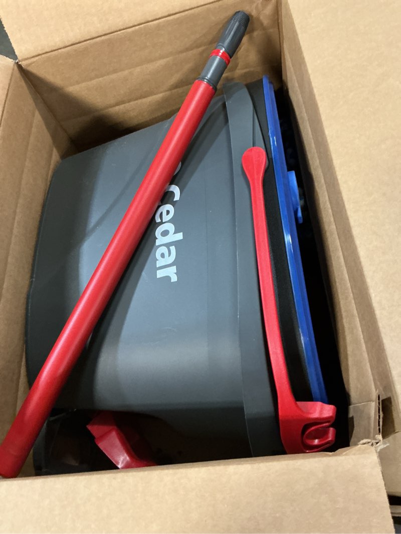 Condition photo showing As Is for O-Cedar RinseClean Spin Mop & Bucket System | Clean with Water | Removes 99% of Bacteria Plastic Rinseclean Spin Mop & Bucket Cleaning System