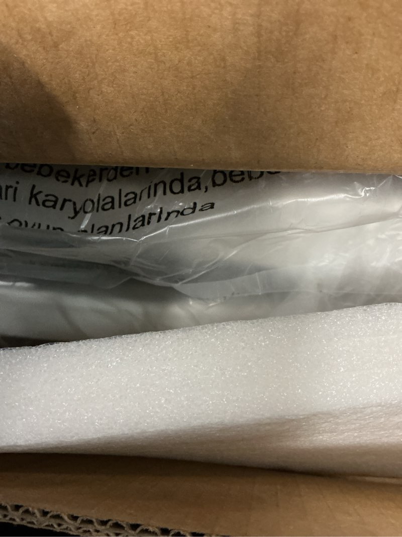 Condition photo showing New/Like New for 4ft Folding Table, Portable Fold-in-Half Adjustable Height Utility Table for Indoor/Outdoor Use, Durable HDPE & Steel, Stable & Lightweight, Multi-Purpose, White