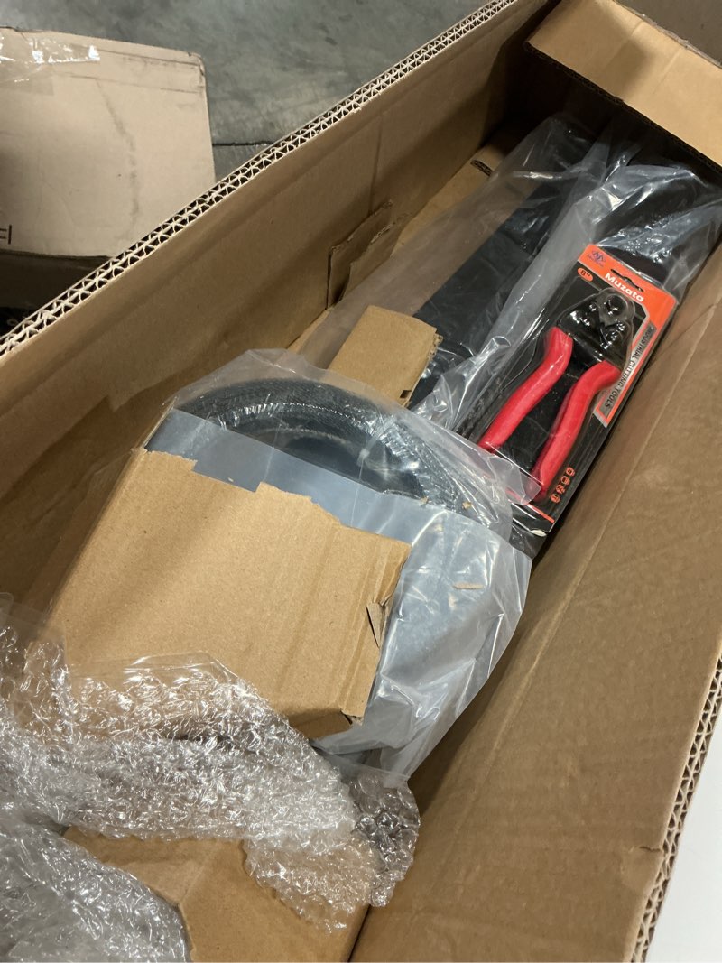 Condition photo showing New/Like New for muzata 5-10ft modular black cable railing kit 36 inch 2 level post kit complete set cable railing system for decks length adjustable easy diy with paper user guide (no handrail) rws1 bh4s 36" 5-10ft level post kit