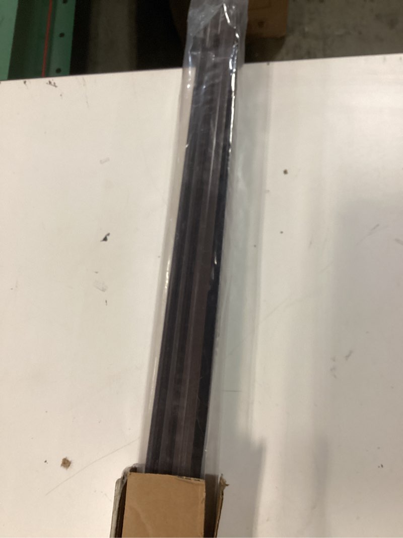Condition photo showing Good Condition for 2 pcs kerf style door bottom 36" long 1 3/4" wide replacement threshold seal with vinyl fins weatherstrip draft stopper for interior exterior doors (brown)