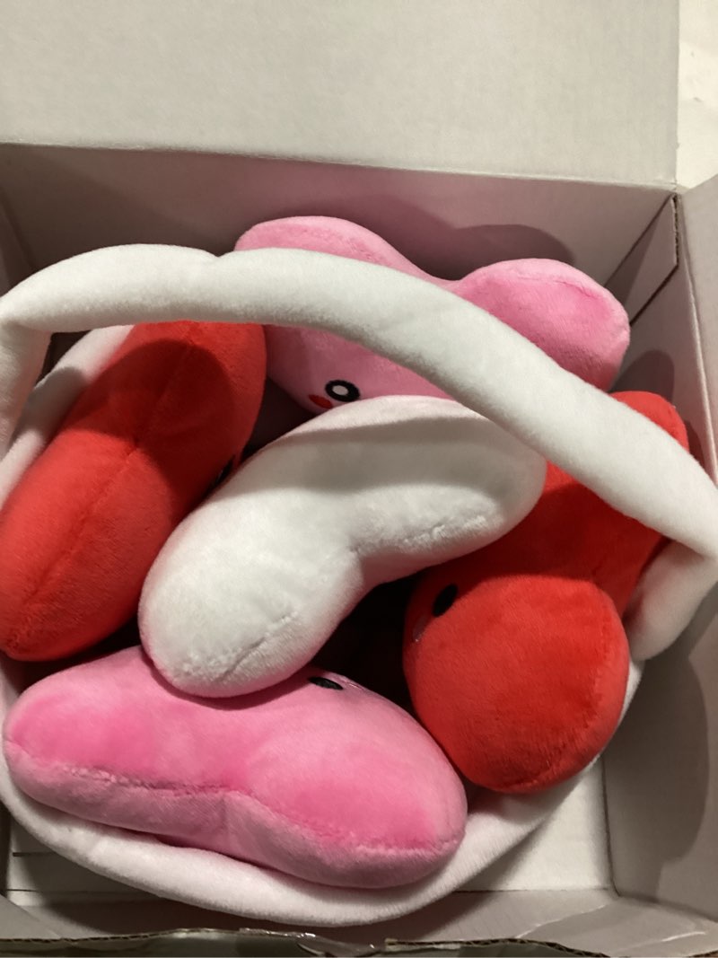 Condition photo showing New/Like New for ArtCreativity Set of 4 Small Valentines Plush Hearts - Cute Love Heart Plush Toys in Assorted Designs - Stuffed Love Heart Toy Set - Decorations and Valentine’s Gifts for Kids, Girlfriend, Wife