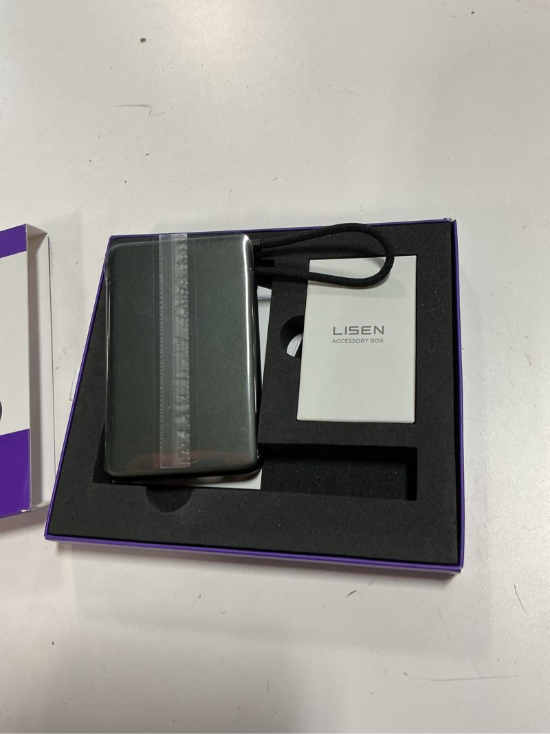 Condition photo showing Good Condition for lisen [0.3'' ultra slim [qi2 15w max] for magsafe battery pack,5000mah magsafe power bank wireless,travel essentials portable charger,magnetic power bank for iphone 17 pro max plus air 16 15 14 13 12 ice grey 5000mah