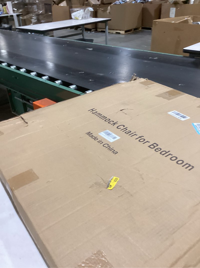 Hanging Chair for Bedroom Hammock Chair Swing with Lights and Hardware Kits Holds Up to 550Lbs Macra