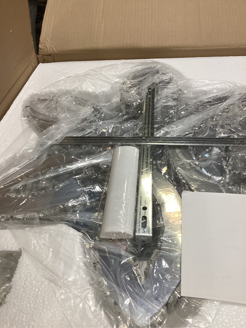 Condition photo showing Good Condition for FRIXCHUR 20.4" Crystal Chandeliers Modern Flower Crystal Ceiling Light LED Flush Mount Chandelier Light Fixture for Bedroom Living Dining Room (Dimmable)