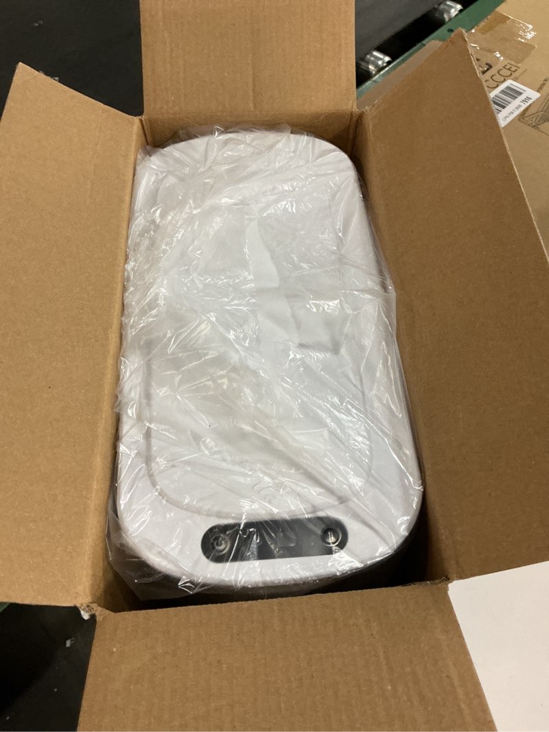 Condition photo showing Good Condition for Cesun Automatic Motion Sensor Bathroom Trash Can with Lid, 2.6 Gallon Touchless Trash Bin, Smart Plastic Slim Garbage Can Small White Wastebasket for Toilet, Office, rv, Bedroom, Living Room