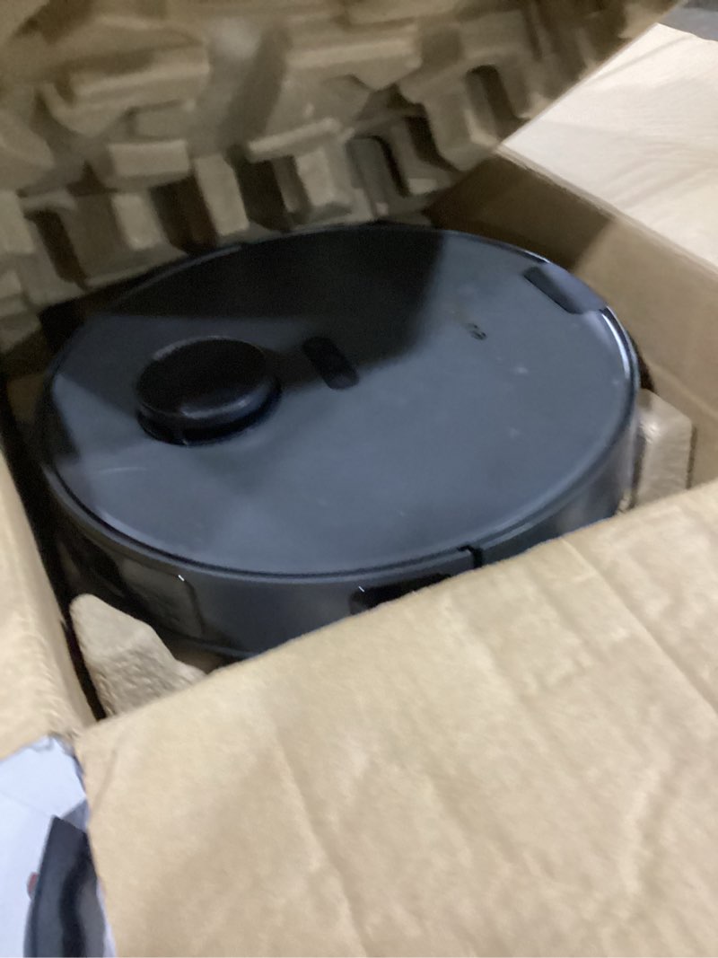 Condition photo showing Good Condition for Eureka E20 Plus Robot Vacuum and Mop Combo, Robot Vacuum Cleaner with Bagless Self Emptying Station, 45-Day Capacity 8000Pa Suction and Anti Hair-Tangling Brush App Control LiDAR Navigation Black