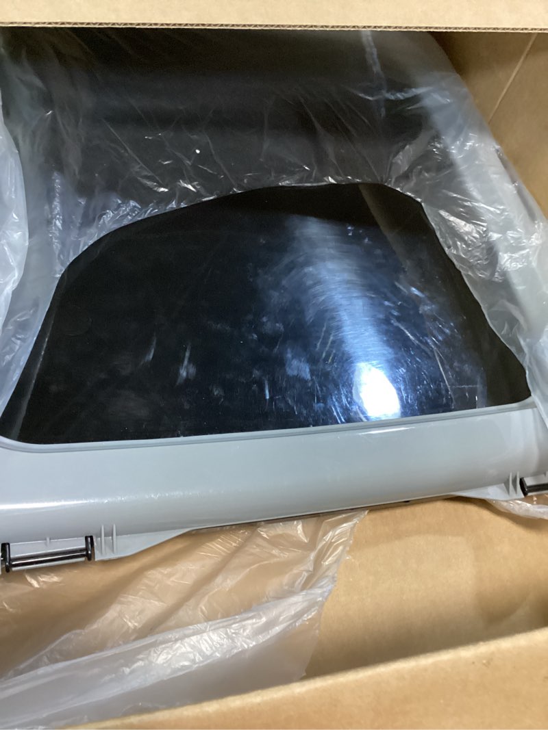 Condition photo showing Good Condition for iris usa pee pad holder - for regular sized dog and puppy pee pads, secured latches, non-skid feet, high polish finish for easy cleaning, leak protection, fits 22"x22" pad or larger, black/gray