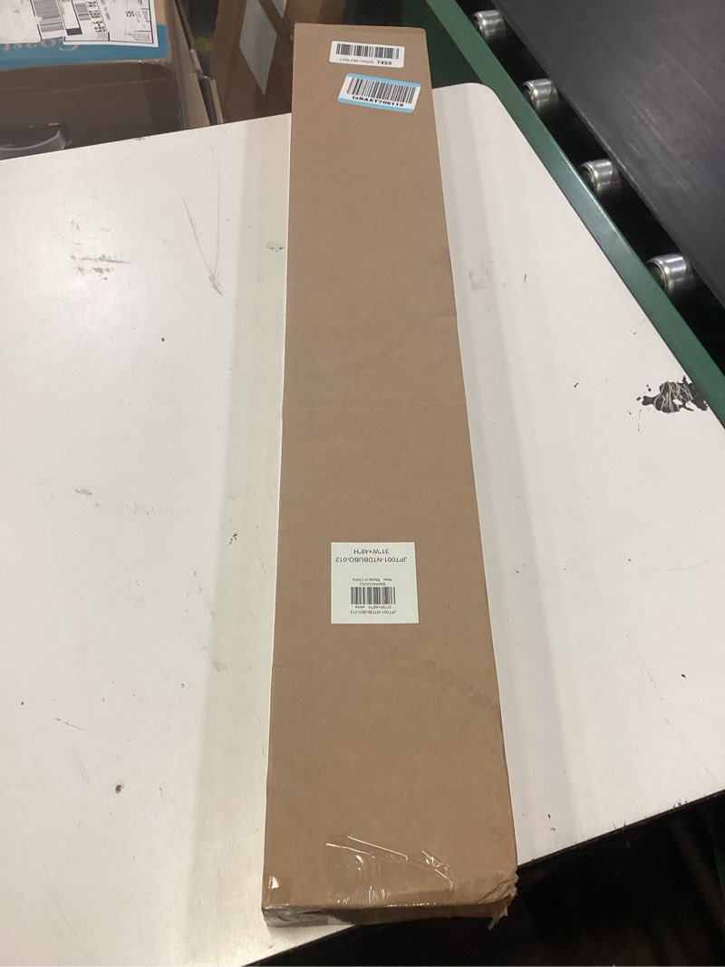 Condition photo showing New/Like New for lazblinds no tools no drill cordless cellular shades, top down bottom up (tdbu) honeycomb shades for home, blackout light blocking thermal insulation blinds for windows, 31" w x 48" h, white blackout - white 31" w x 48" h