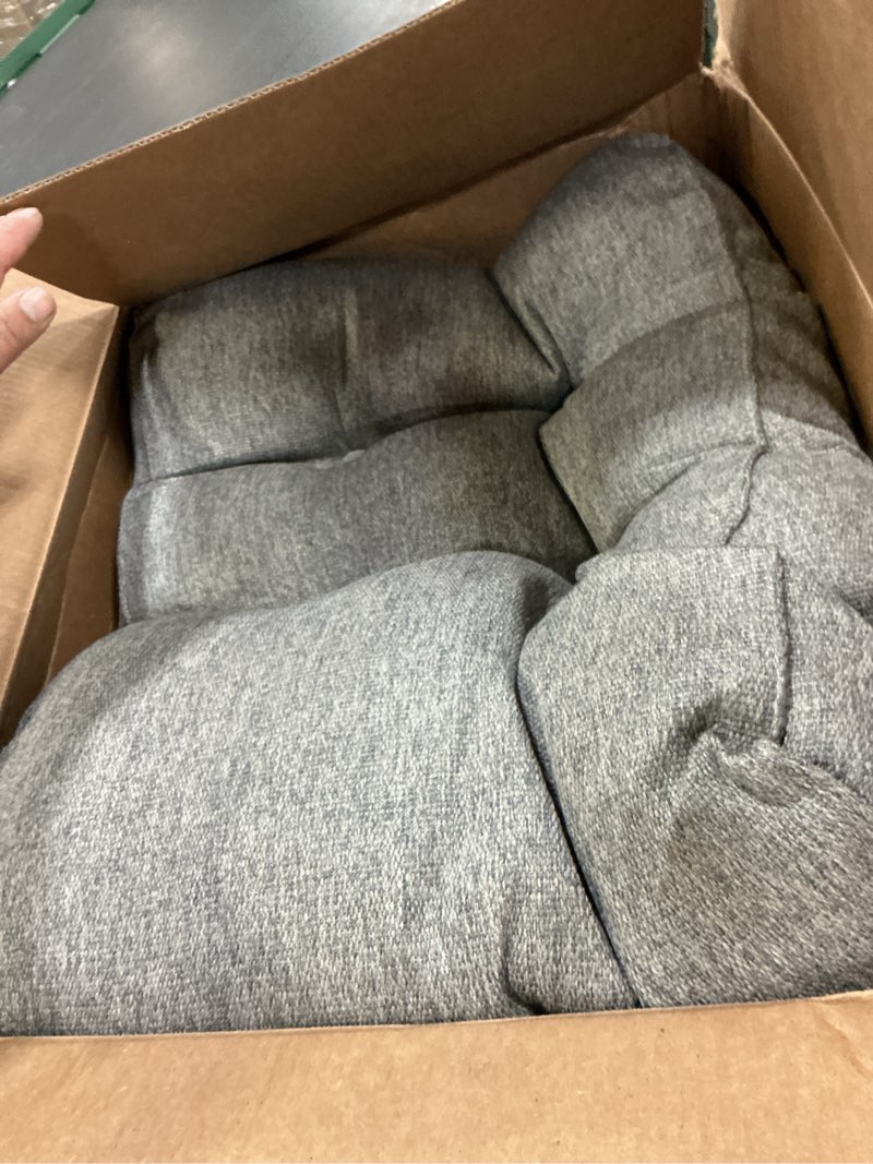 Condition photo showing Good Condition for Daneey Reading Pillows for Sitting in Bed Adult, Back Support Pillow for Bed Removable Breathable Cover, Gray Light Gray 20*12*26 Inches