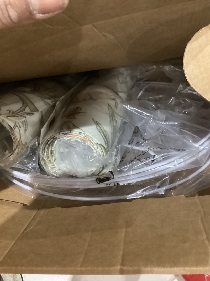 Condition photo showing Good Condition for Fabric Lamp Shades Set of 2, 13Inch Medium Lamp Shades, HD Printing Bird Lamp Shade, Lamps Shades fit with Spider and Uno, Modern Farmhouse Lamp Shades for Table Lamps, Floor Lamps Bird A 13IN-2 Pack