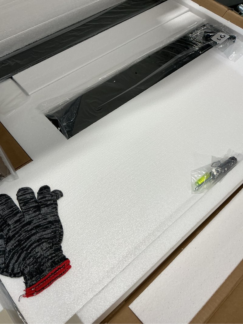 Condition photo showing Good Condition for TokeShimi 24 x 32 Black Medicine Cabinet with Mirror, Assembly Required, Bathroom Mirror Medicine Cabinet Wall Mounted, Lightweight, Stepless Adjustable Shelves, Beveled Aluminum Frame Black 24x32 IN