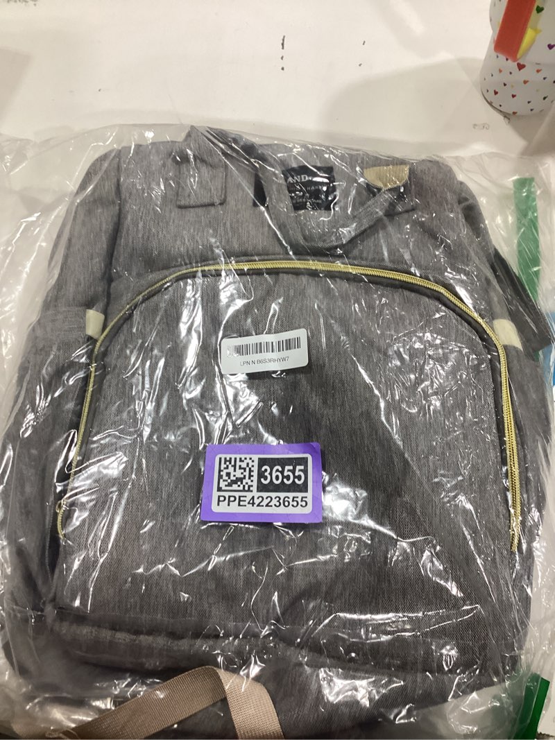 Condition photo showing Good Condition for diaper bags backpack for baby boy : large baby bag for boys girls mom toddler women men dad big travel newborn essential baby registry search must haves grey
