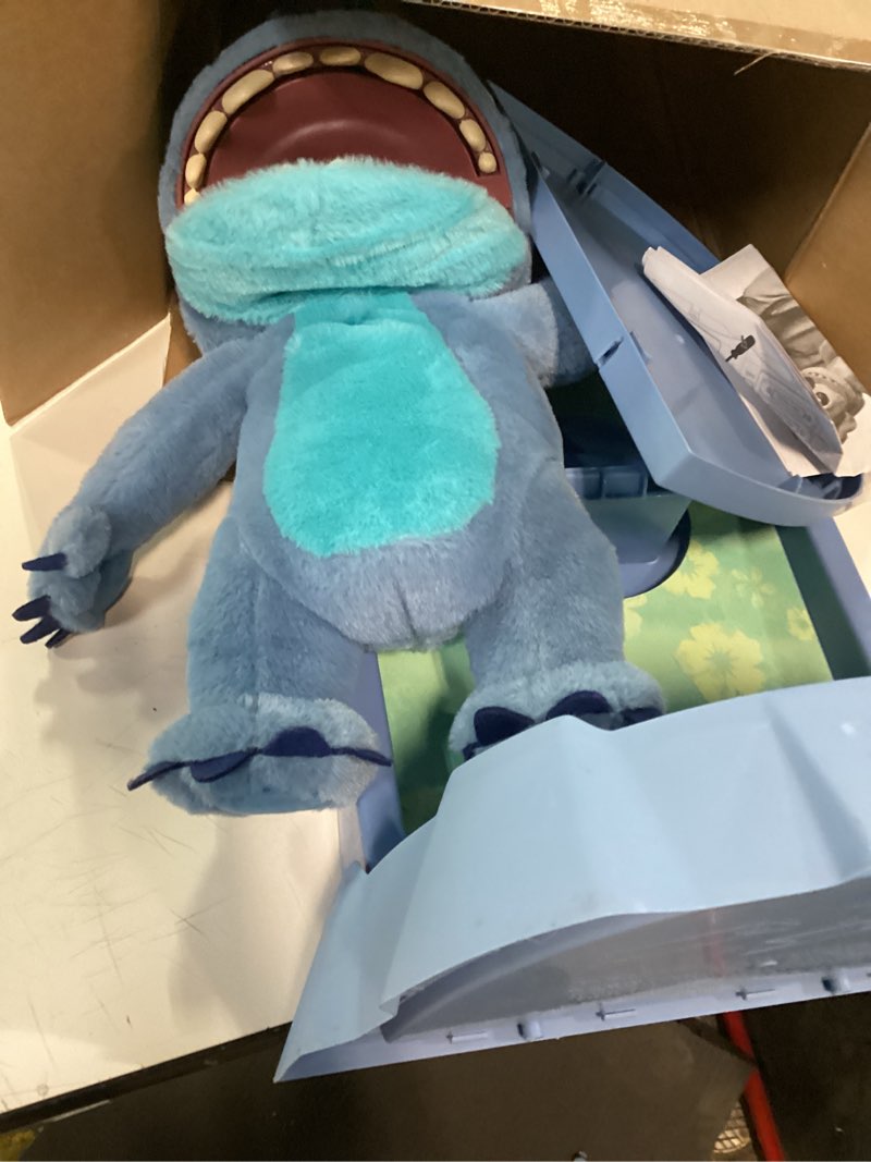 Condition photo showing As Is for WOW! Stuff Disney Stitch Puppetronic by RealFX | with a Limited 1st Edition Certificate | Looks, Feels & Sounds Real! | Disney's Lilo & Stitch | Over 100 Action & Sounds | 18" High | Ages 6+