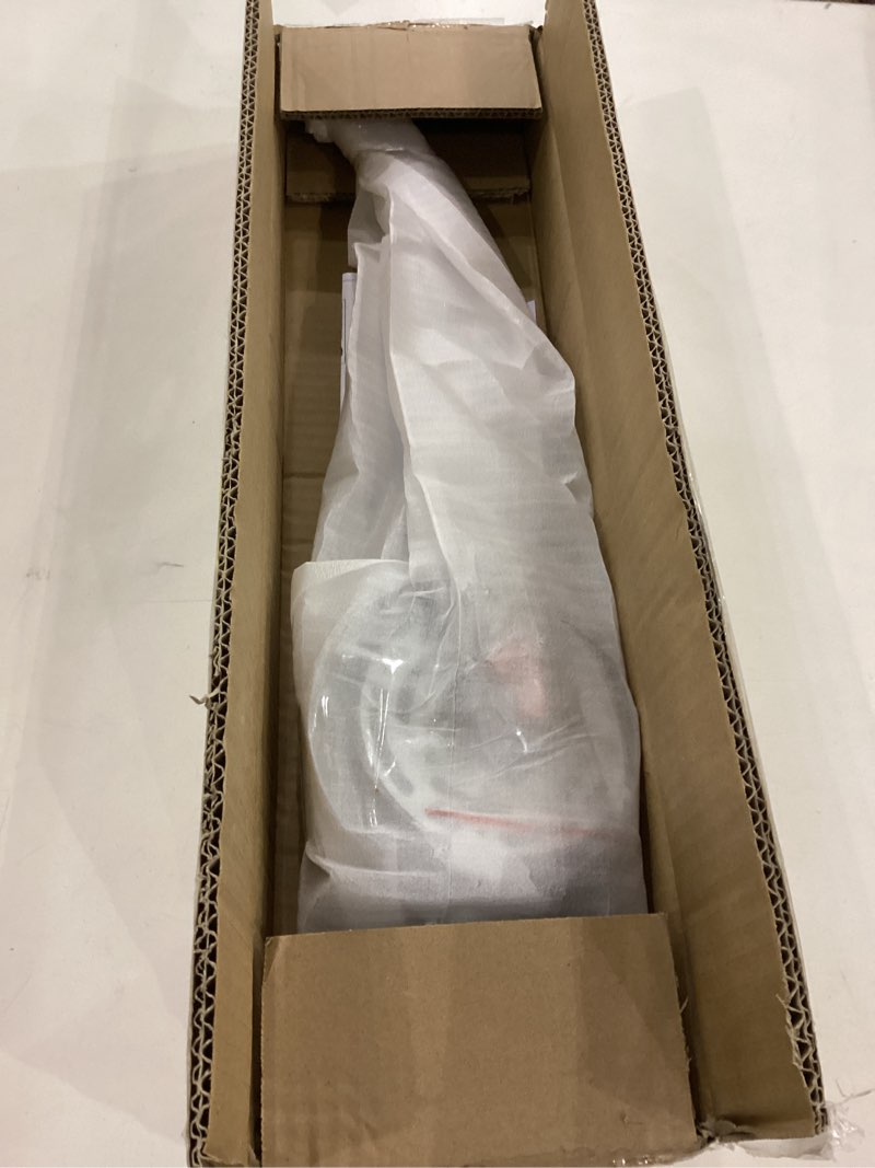 Condition photo showing New/Like New for 31.4Inch Modern LED Ceiling Light 22W Chrome Linear Ceiling Light Fixture 6000K Aluminum Long Flush Mount Ceiling Lights Fixture Lamp for Bedroom Hallway Kitchen Bathroom Intersect Chrome 31.49Inch