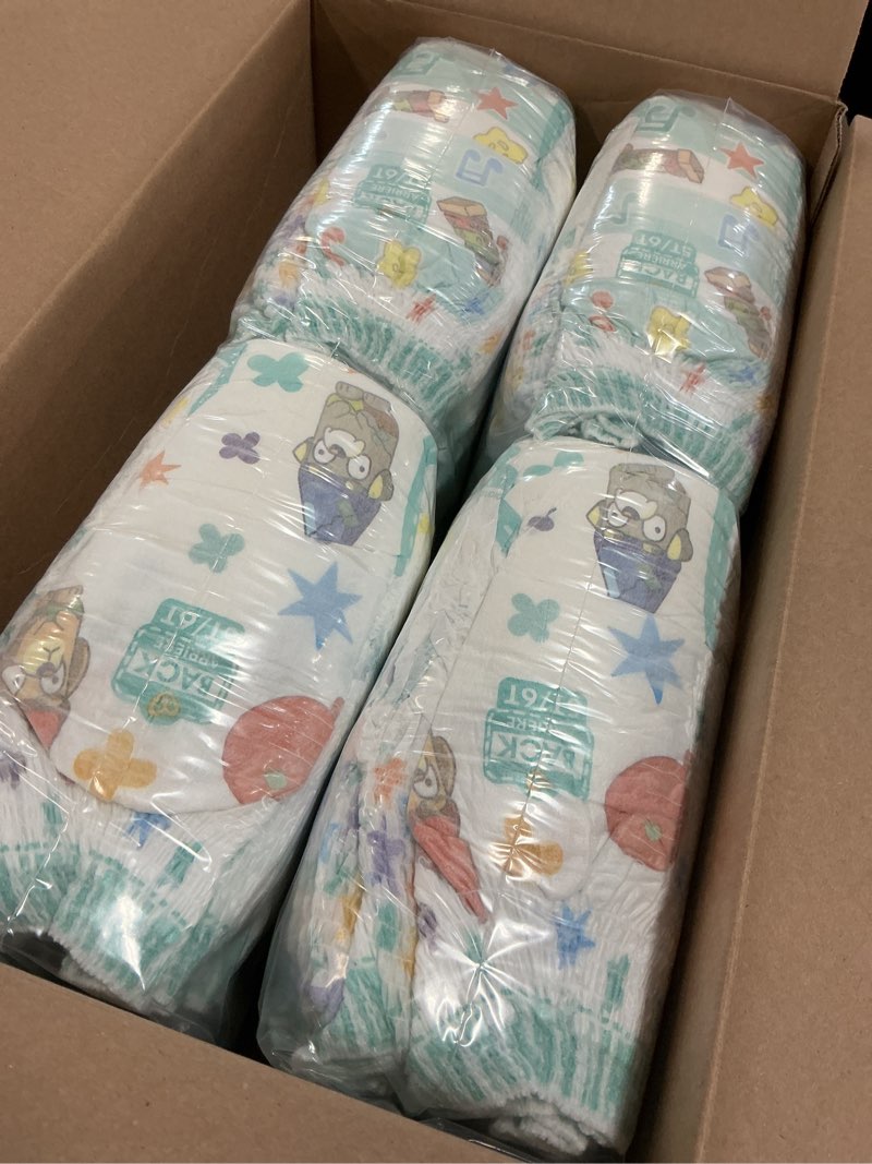 Condition photo showing New/Like New for pampers training pants - easy ups boys & girls bluey - size 5t-6t, 84 count, children's potty underwear (packaging may vary) 5t-6t 84