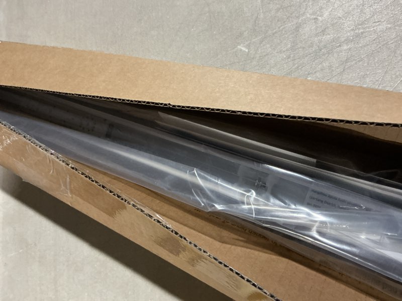 Condition photo showing As Is for lazblinds cordless cellular shades, no tools no drill blackout honeycomb shades pleated blinds for windows, 31.5'' w x 48'' h, silver white blackout-silver white 31 1/2'' w x 48'' h