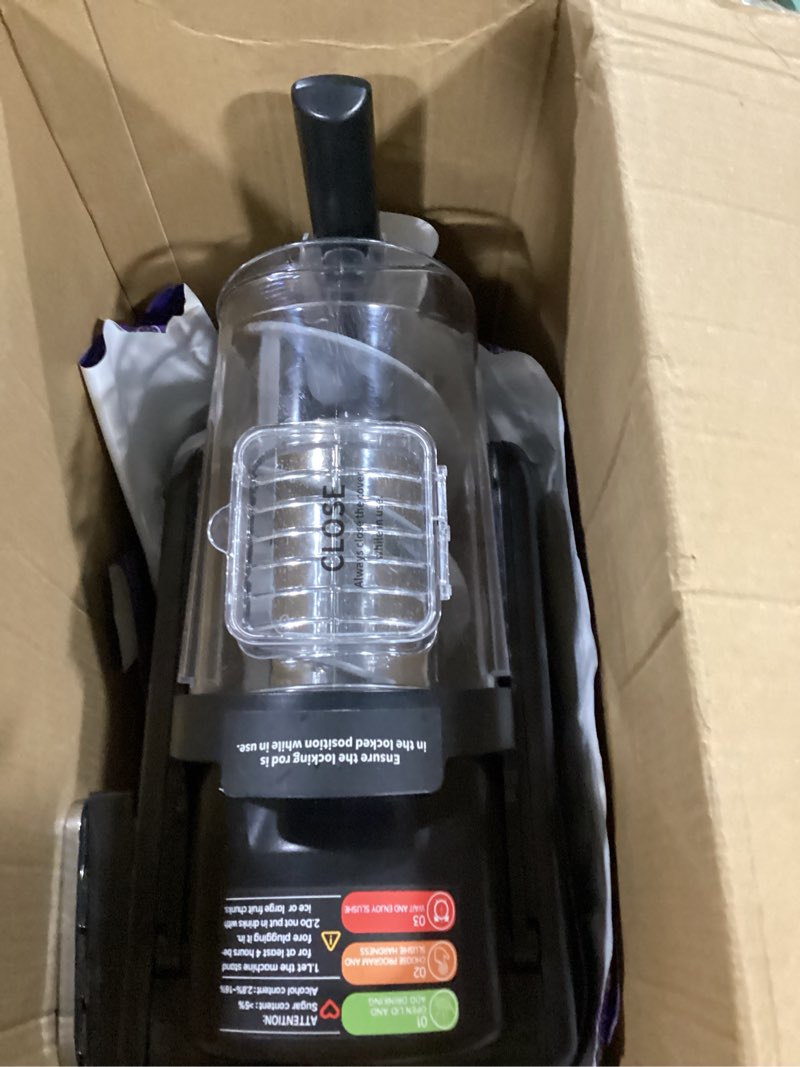 Condition photo showing Good Condition for wetie slushie machine, 82oz slushy maker with adjustable temperature, led display, auto-clean, 5-in-1 frozen drink maker for ice cream, frappés, milkshake, frozen margaritas, 24h running for home