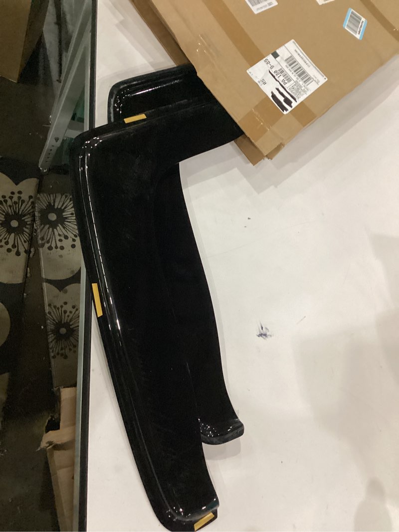 Condition photo showing As Is for in channel rain guards for car window 2007-2017 mercedes sprinter 1500 2500 3500 accessories, side window wind deflectors, vent visors, 2 pieces