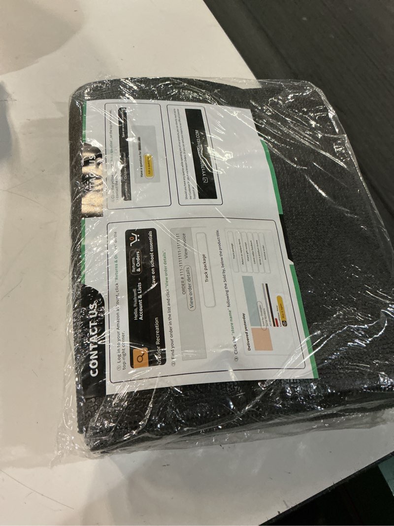 Condition photo showing New/Like New for treadmill walking pad mat for carpet, for hardwood floors, 68"x24", mat for under treadmill/walking pad/bike on carpet, 1/5" thick exercise equipment mat, no slip, noise shock absorption 68.1"l x 24"w x 0.2"th classic texture