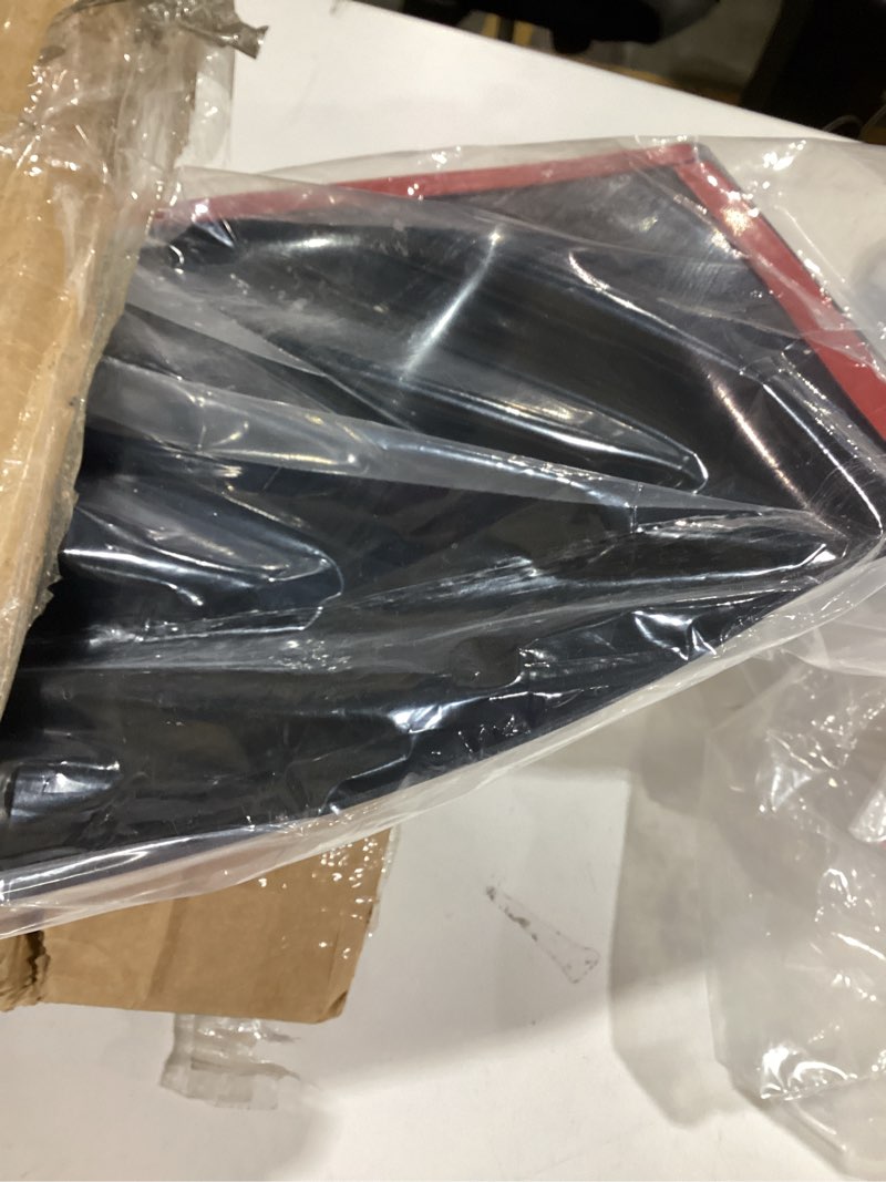 Condition photo showing New/Like New for IKON MOTORSPORTS, Rear Roof Window Spoiler Compatible with 2001-2005 Honda Civic 4DR, Factory Style Acrylic Wind Deflector Rain Guard Sunshades, 2002 2003 2004