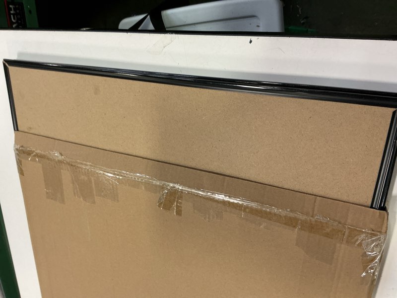 Condition photo showing Good Condition for upsimples 24x36 Poster Frame Black 3 Pack, Scratch-Proof Picture Frames 24 x 36 for Photo Gallery - Slide-In Strips, Horizontal or Vertical Wall Mounting