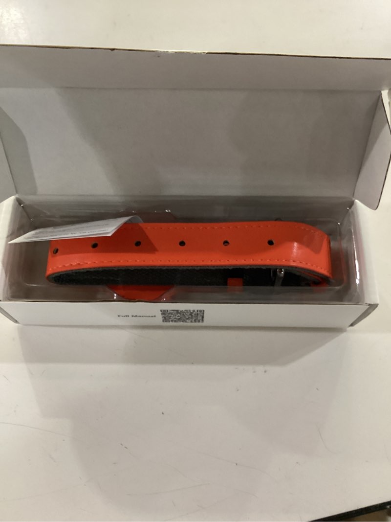 Condition photo showing New/Like New for 2-in-1 gps tracker for dogs&cats: smart collar with real-time location, no monthly fee, unlimited range (ios only) gps tracker dog collar- ideal for small, medium large dogs(tracker included) s(8.5''-13'') orange