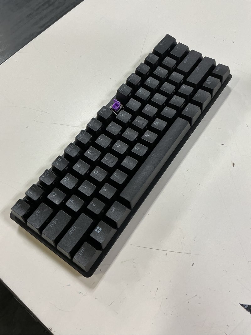 Condition photo showing As Is for razer mini special edition pc gaming keyboard, black