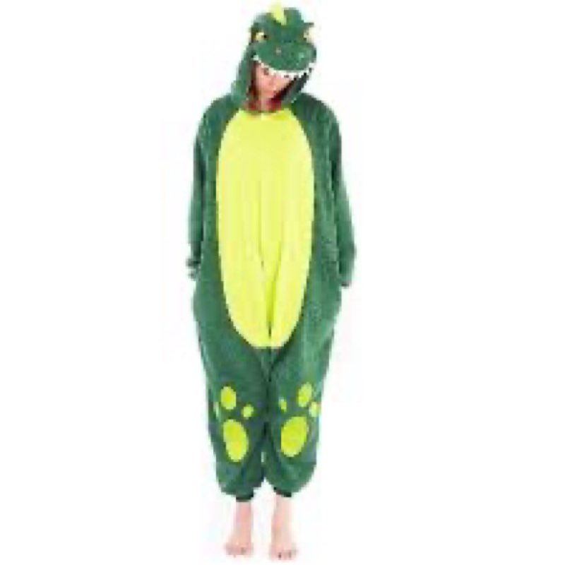Spooktacular Creations Dinosaur Pajamas, Plush Dinosaur Costume Adult, Jumpsuit Halloween Costumes G