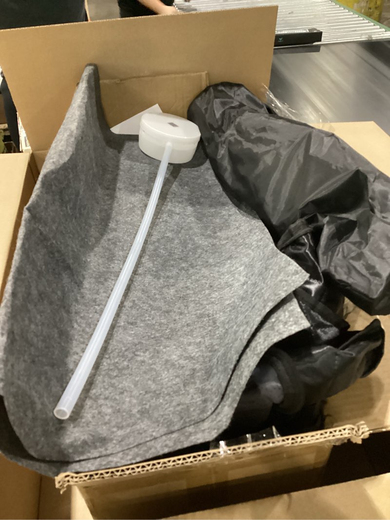 Condition photo showing As Is for Upgraded Portable Sauna for Home?Relaxation, Steam Sauna for Home with Steamer, Remote Control, Folding Chair, 9 Levels