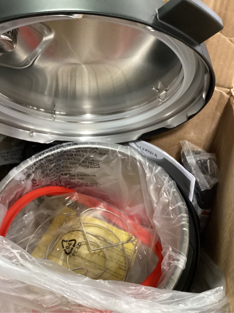 Condition photo showing New/Like New for Instant Pot Duo Plus 9-in-1 Multicooker, Pressure Cooker, Slow Cook, Rice Maker, Steamer, Sauté, Yogurt, Warmer & Sterilizer, Includes App With Over 800 Recipes, Stainless Steel, 6 Quarts