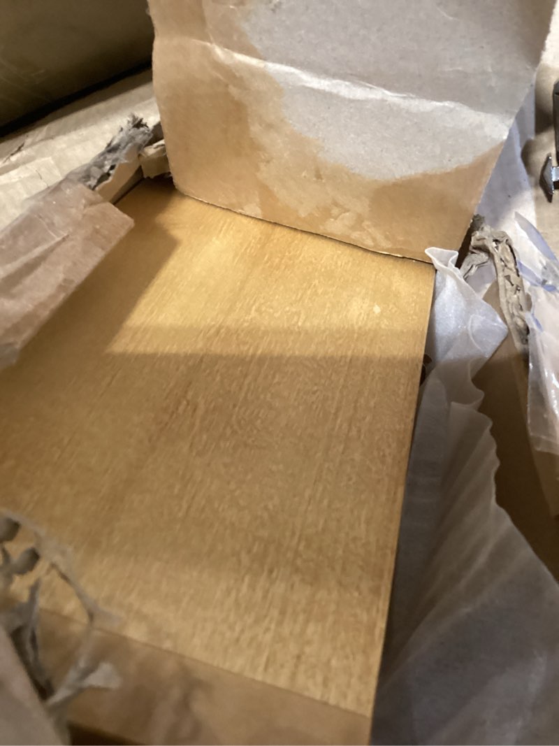 Condition photo showing Good Condition for 72" fireplace mantel, 5'' thick handmade hollow solid wood wall long floating shelf with invisible wood brackets 72x5x8-hollow wood