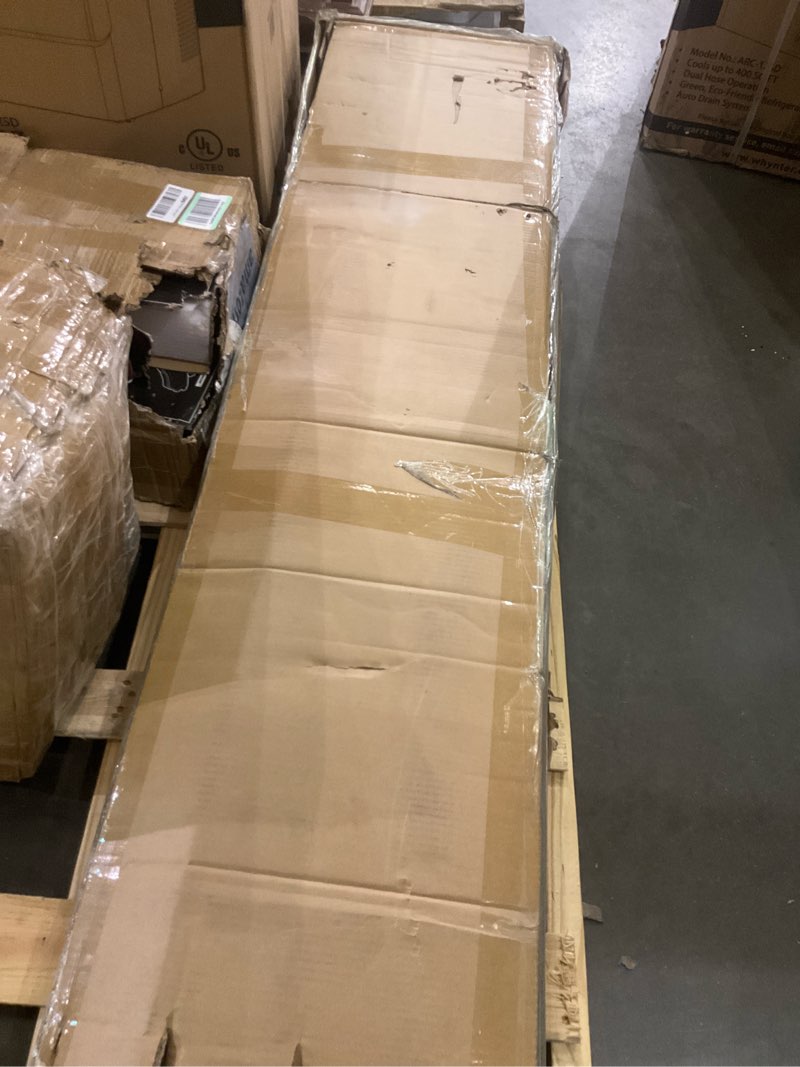 Condition photo showing As Is for Metal Bunk Bed Twin Over Twin, Industrial Bunkbeds Heavy Duty Bed with Safety Guard Rails and Space-Saving Design, Steel Bed for School, Bedroom (Vintage Brown) Vintage Brown Twin