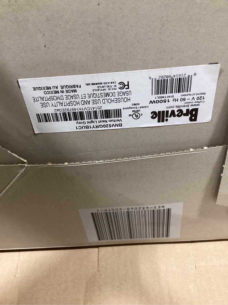 Condition photo showing Good Condition for Nespresso Vertuo Next Coffee and Espresso Maker by Breville, Light Grey Machine Only Gray