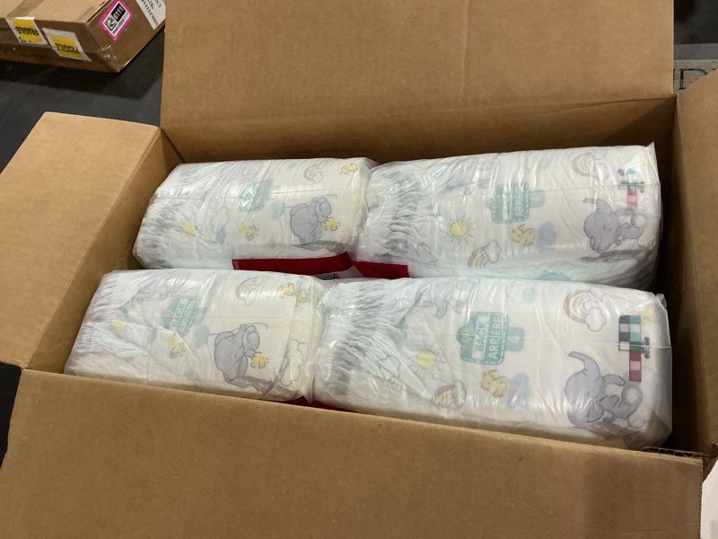 Condition photo showing New/Like New for pampers diapers - swaddlers 360° - size 4, 132 count, up to 100% leakproof comfy dry fit, designed for easy changes, pull on baby diaper (packaging may vary) size 4 132