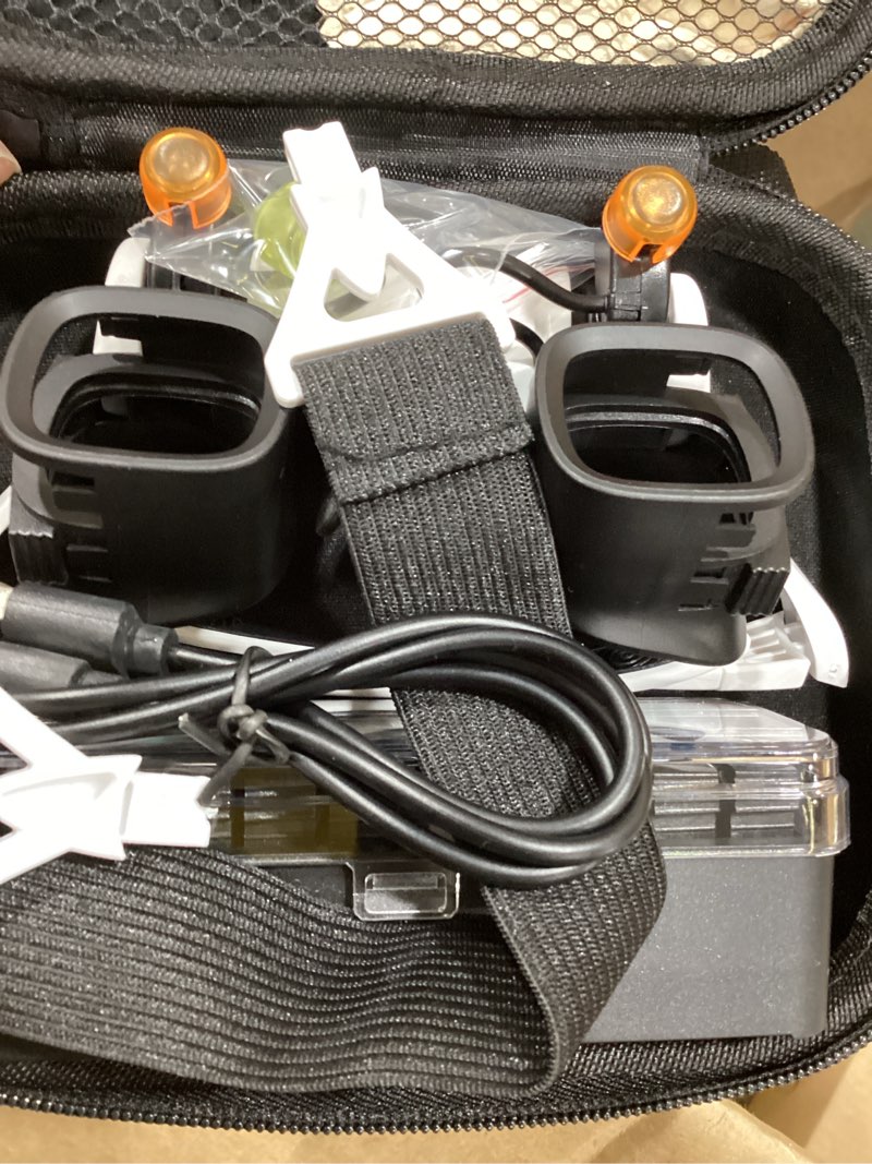 Condition photo showing Good Condition for coylapy magnifying glasses for close work, jewelers magnifying glass with light & 5 interchangeable lens pairs(2x 4x 6x 10x 13x), headband loupe magnifier for watch repair,crafts, w/storage case white
