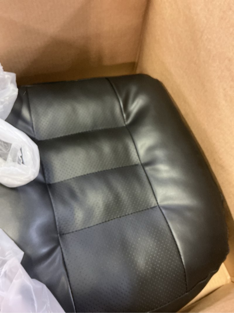 Condition photo showing Good Condition for YOUFI Leather Seat Cushion Extra-Thick Booster for Office Chair to Rise Height - Full Filling for Support - with Breathable Cover, Handle and Buckle - Relieves Back Pain – 18"x16"x6" (Black)