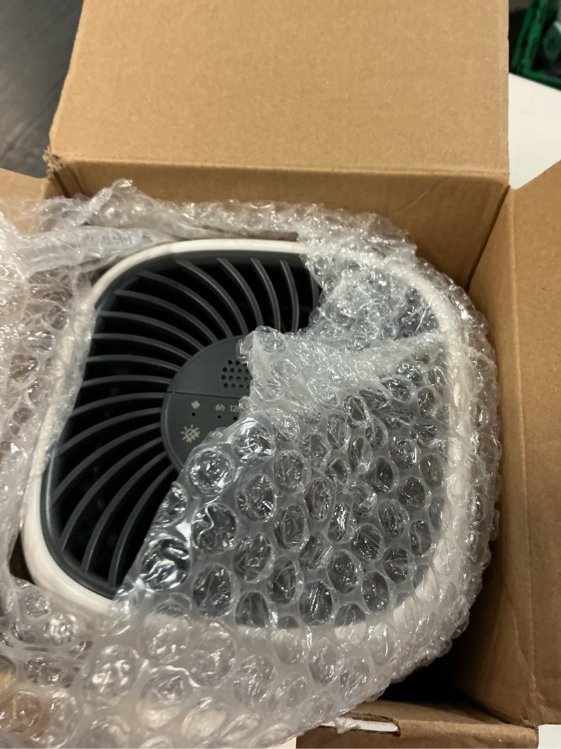 Condition photo showing Good Condition for air purifiers for home with h13 quiet hepa filter up to 1076 ft² for pet hair, odors, pollen, smoke, compact air cleaner with 3 speeds, timer, aroma quiet 360°intake filter, white