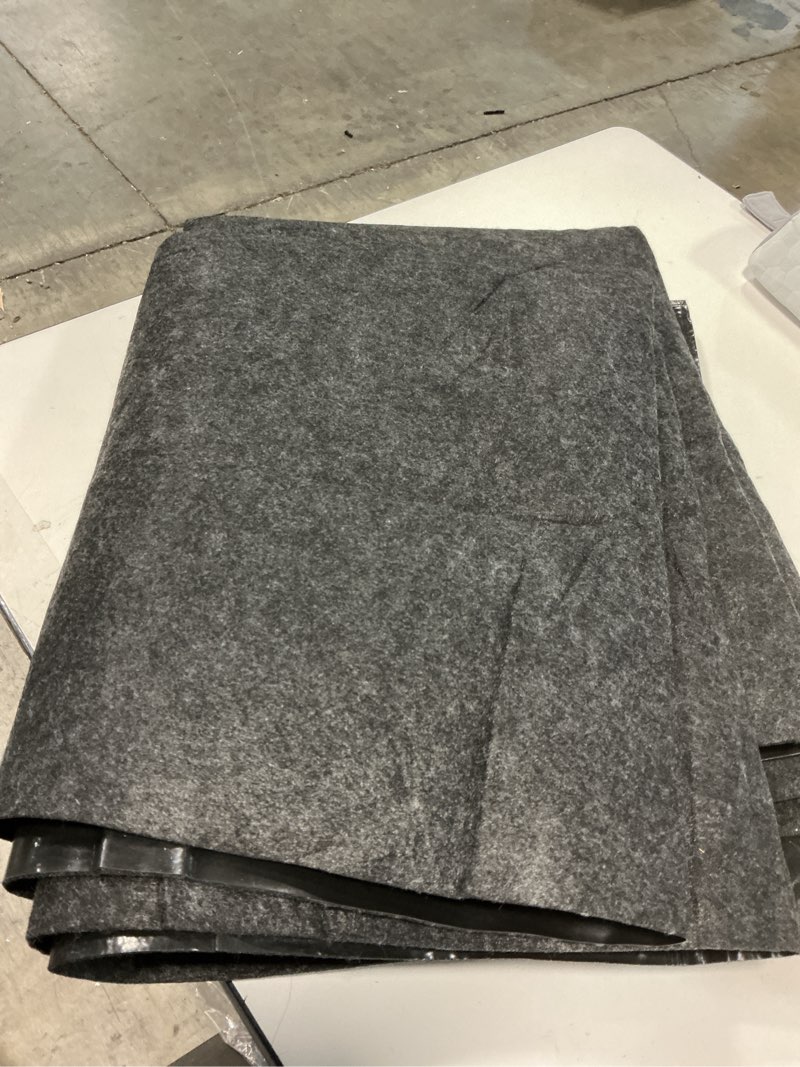 Condition photo showing As Is for 2 Pack Garage Floor Mat, 60 x 36 Inch Oil Spill Mat for Under Car Driveway Mats with Waterproof Backing, Black Reusable Rubber Mat Garage Mat for Protecting Surfaces