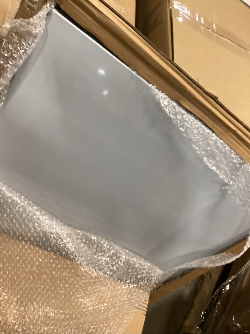 Condition photo showing As Is for Stainless Steel Gas Stove Top Cover, Noodle Board Cooktop Cover, Kitchen Organizer for Gas and Electric Stove Range Expanding Kitchen Space, Large Size 36"x 23.6"x3", Sliver 36"L x 23.6"W Sliver