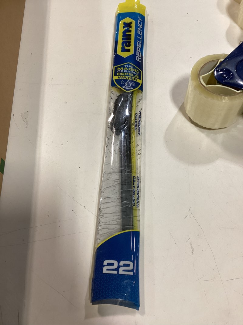Condition photo showing As Is for Rain-X 810322 Repellency Water Repellent Wiper Blades, 22" Windshield Wiper,New & Improved Version of Latitude Wiper Blades w/Water Repellency Formula [Amazon Exclusive] 22" Repellency
