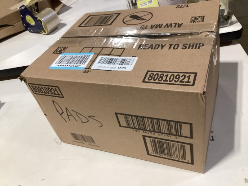 Condition photo showing New/Like New for always maxi overnight pads with wings, size 5, extra heavy overnight, unscented, 72 count size 5 72.0