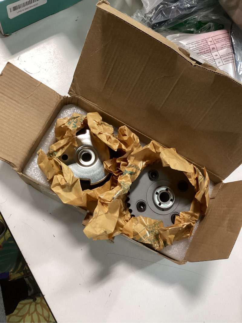 Condition photo showing Good Condition for 2Pcs 11367583207 11367583208 Intake Exhaust Camshaft Adjuster Gear Fits for 06-17 N51 N52 N55 330i/ 535i/ X5/ X6/ Z4 3.0L 11367522290 11367578877