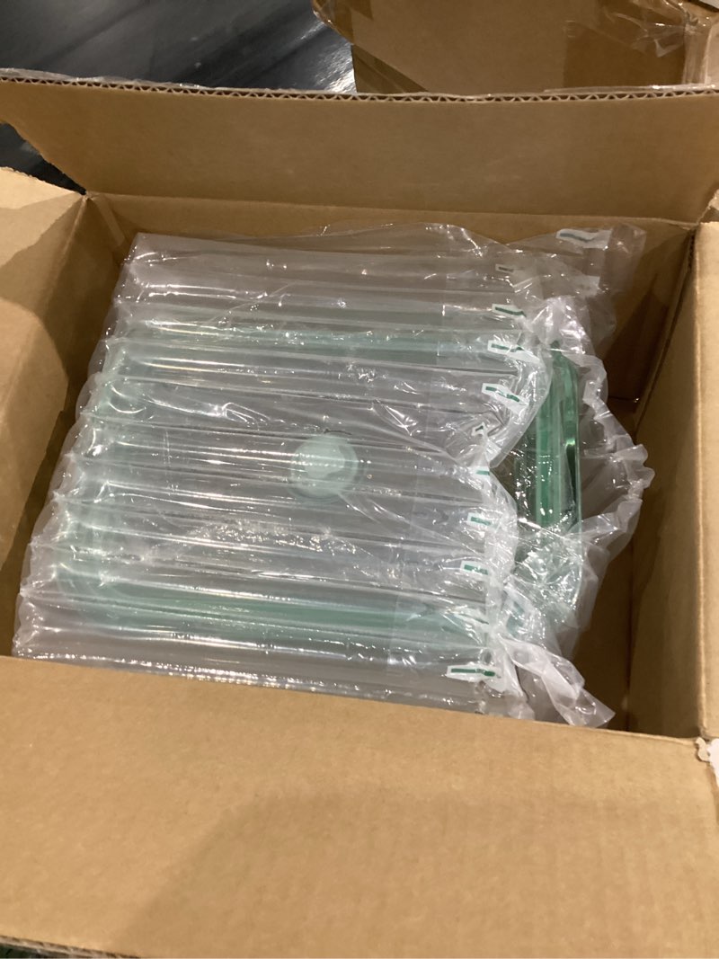 Condition photo showing Brand New for 12 Cups/ 100 oz Large Glass Food Storage Baking Container with Lid - For Baking, Roasting, Storing Food, Vegetables, Fruits