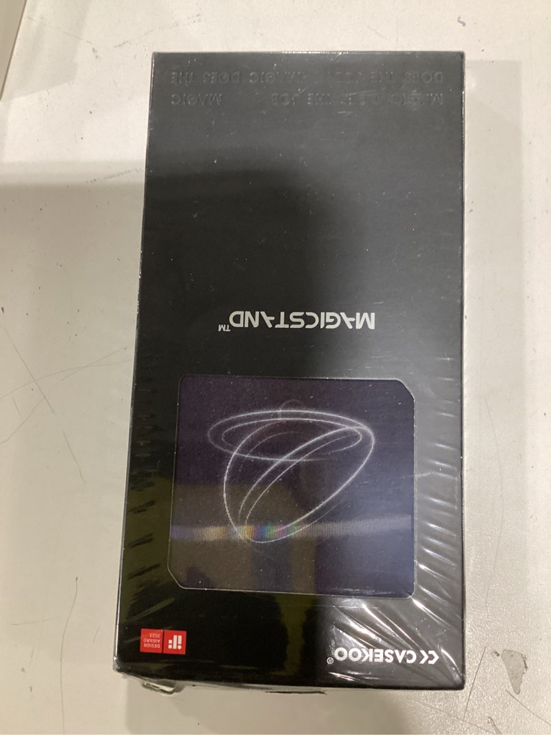 Condition photo showing New/Like New for CASEKOO Ultra-Magnetic Stand for iPhone 16 Pro Max Case [Military Drop Protection] [Compatible with MagSafe] Shockproof Translucent Matte Slim Ring Holder Case for iPhone 16 ProMax 6.9", Black Black for 16 Pro Max Case 6.9"