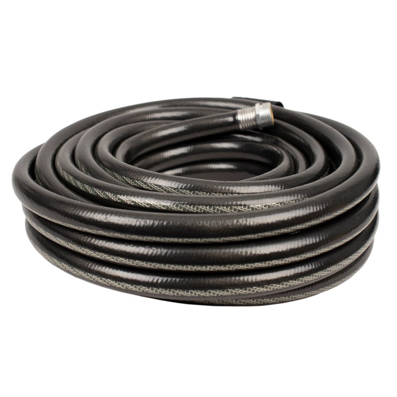 neverkink teknor apex 5/8-in x 25-ft heavy -duty kink free vinyl gray coiled hose