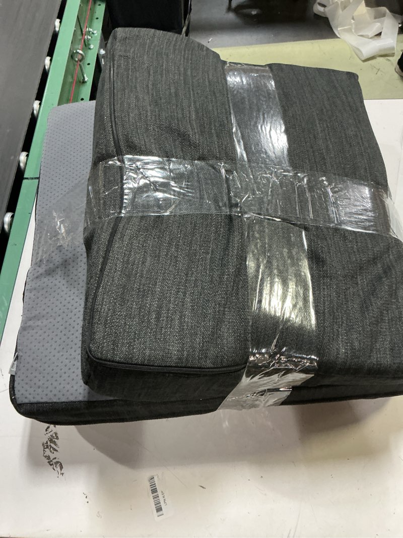 Condition photo showing Good Condition for baibu gel memory foam recliner cushions with lumbar support pillow for elderly, 20x20x5 inch thick dual-layer design non-slip seat cushion for recliner chair, dark brown