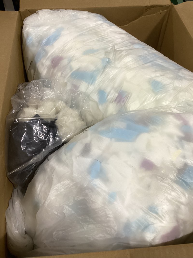 Condition photo showing New/Like New for bedsure comfyfleece™ cute cat couch for pets - as seen on tv on good day new york, fuzzy cats beds for indoor cats with removable washable cover, supportive pet sofa, 24inch, cream 24x18x10" cream